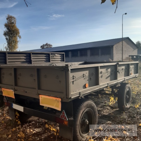 Przyczepa transportowa średniej ładowności D-46 (przebieg: 49 774 km) 